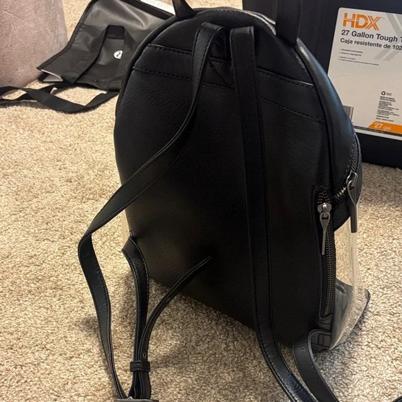 Matt & Nat Black and Clear Backpack - Picture 6 of 6